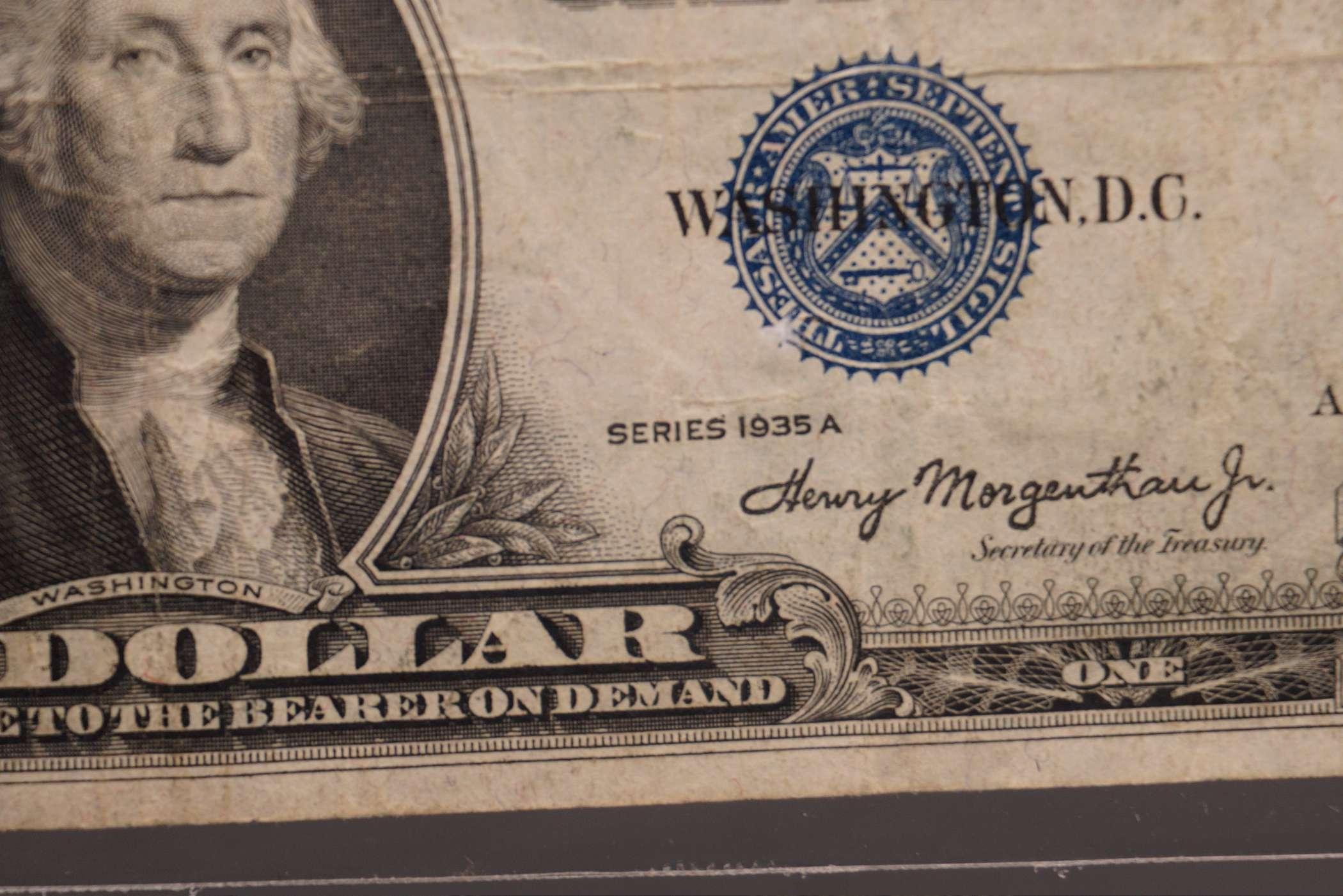 1935 A Silver Certificate $1 Bill