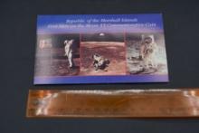 Republic Of Marshall Islands First Men On The Moon $5 Commemorative Coin