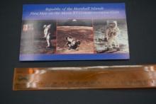 Republic Of Marshall Islands First Men On The Moon $5 Commemorative Coin