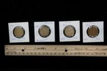 4 Foreign Coins - Chile & Philippines