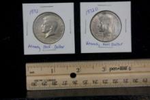 2 Kennedy Half Dollars - 1972 & 1972 D