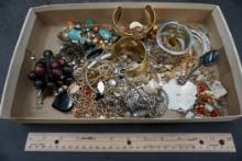 3 Bracelets & 1 Pair Of Clip Earrings