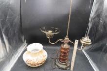 Flower Shade Lamp (Electric)