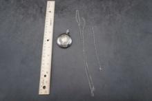 Pocket Watch W/ 2 Chains