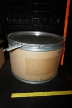 Brown Tub W/ Metal Lid