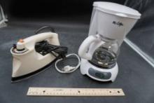 Mr. Coffee Maker, Black & Decker Light 'N Easy Steam Dry Iron