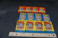 12 - 1991 Unopened Desert Storm Packs Series One, Two & Three