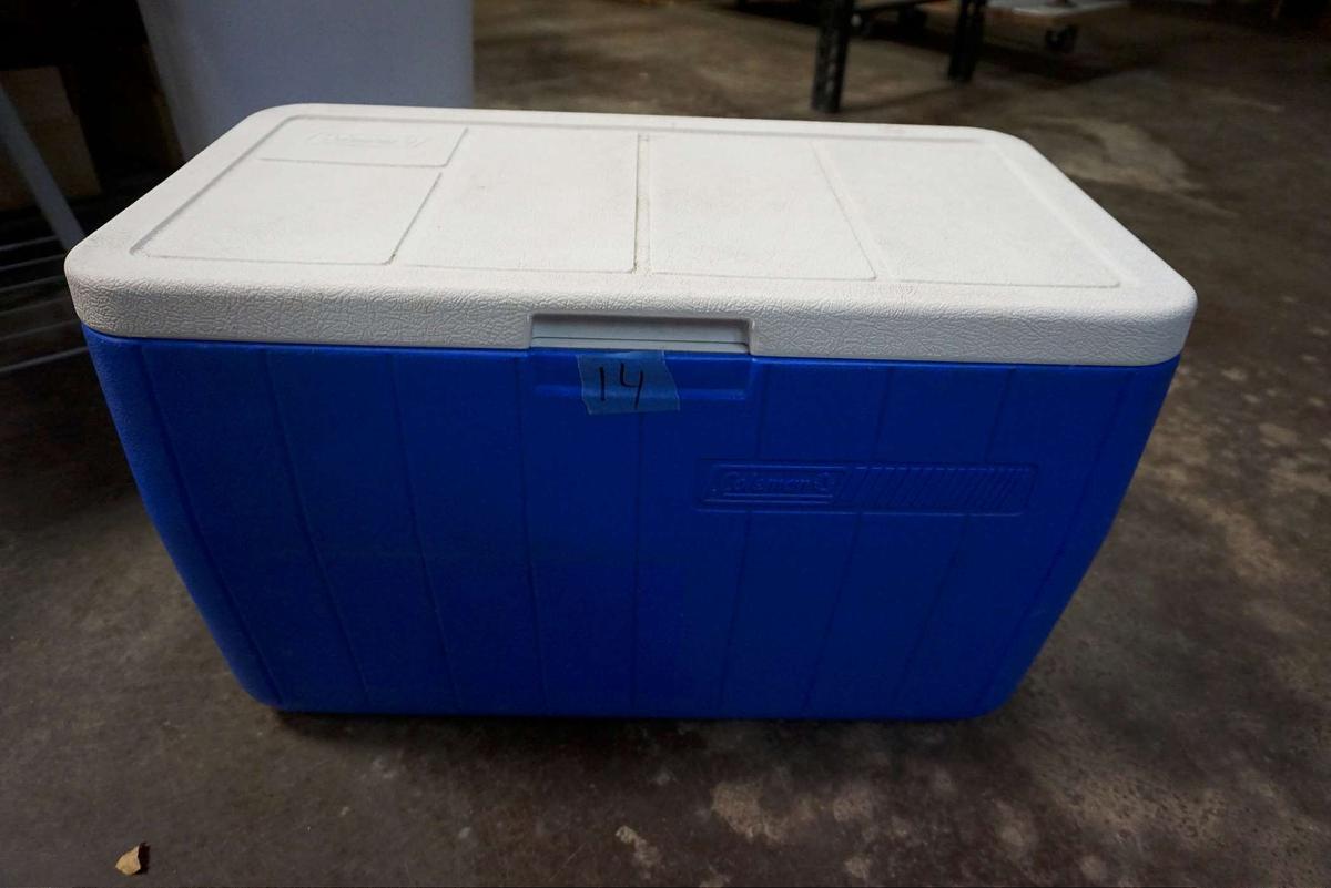 Blue Coleman Cooler