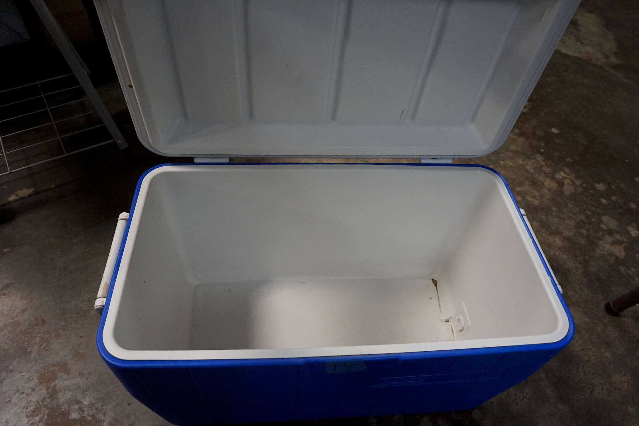 Blue Coleman Cooler