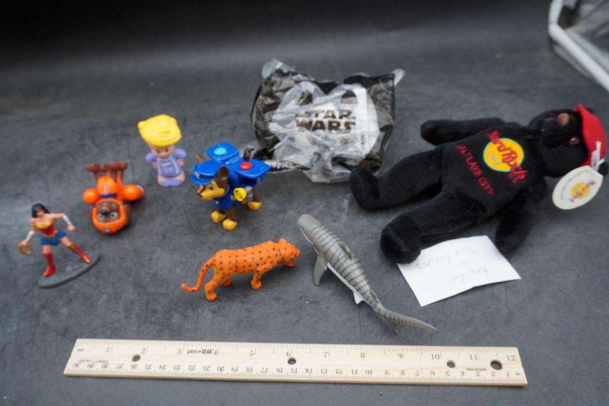 Bag Lot Of Toy Figures