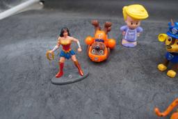Bag Lot Of Toy Figures