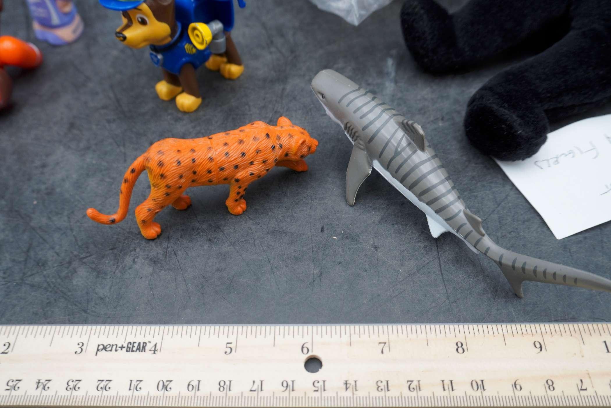 Bag Lot Of Toy Figures
