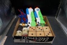 Water Guns, Yard Darts, Yard Darts, Candles