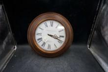 Edinburgh Clock Works Co. Round Wall Clock (Battery Operated)