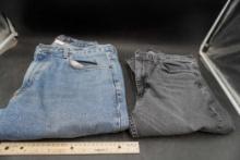 2 - Pairs Of Jeans (Chaps 36X34, Other 34X29)
