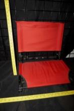 Red Folding Stadium Chair