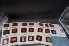 20 - 22Kt. Gold Stamp Replica First Day Of Issues