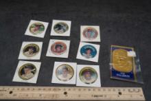 10 Old Twins Card And Topps Coins