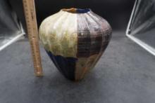 Multi-Colored Section Vase