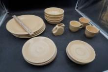 Fiesta Plates, Bowls, Creamer & Mugs