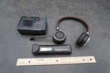 R.C.A. Small Radio, Jabra Headset, Tds & Ec Remote