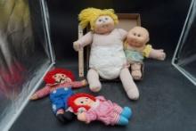 Cabbage Patch Kids Dolls, Raggedy Ann & Andy