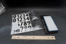 2 - New Packages Of 2" Numbers Stickers (600 Total)