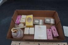 3 Boxes Unopened W/ Perfume Bottles & Empty Perfume Boxes