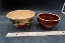 2 Stoneware Bowls (One Is Nelson'S Federated)