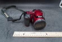 Red Nikon Camera