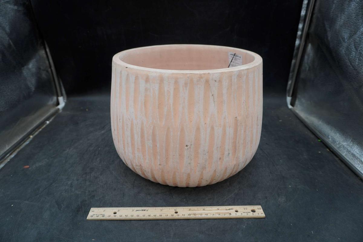 Campania Peach Colored Planter