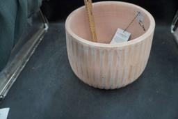 Campania Peach Colored Planter