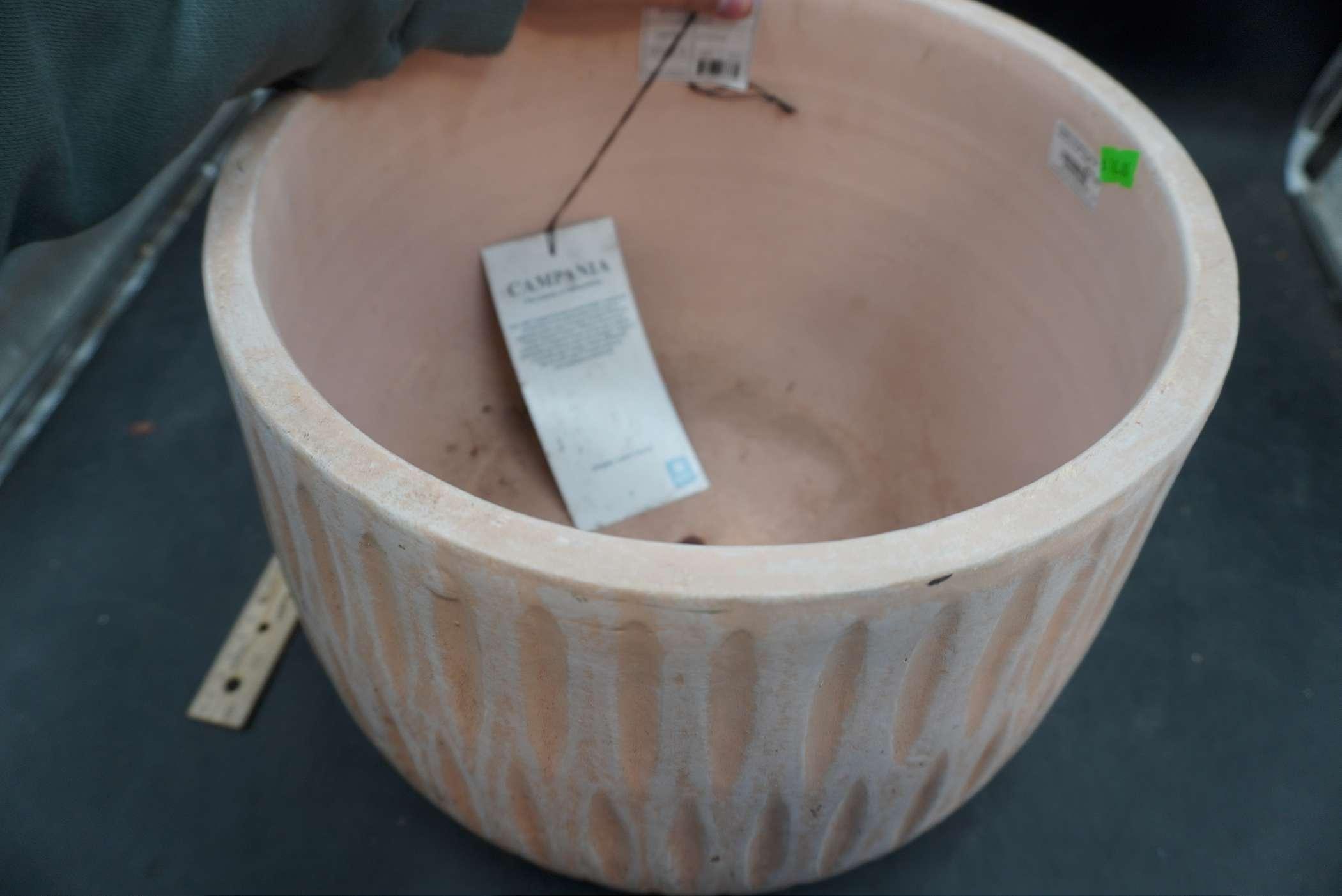 Campania Peach Colored Planter