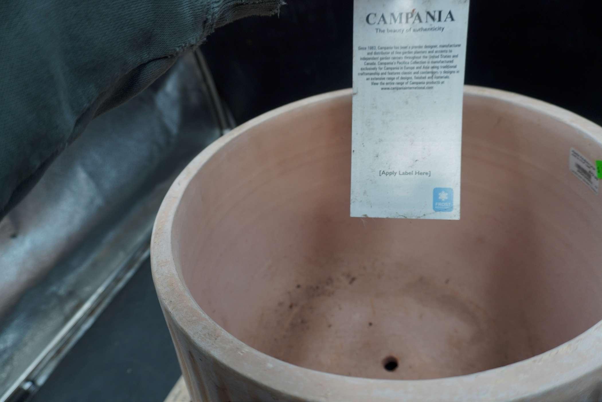Campania Peach Colored Planter