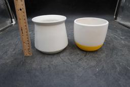 2 - White Planters