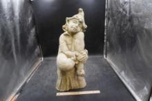 Heavy Garden Fairy Statue (Foot Is Cracked & Repaired)