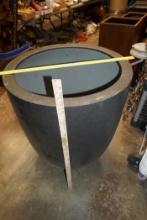 Charcoal Bradford Planter 26.75X 31.50 (Using Yardsticks To Measure)
