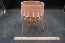 Napco Planter W/ Metal Stand