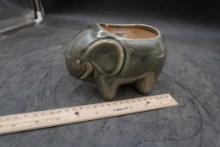 Grey Elephant Planter