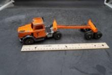 Hubley Kiddie Toy Truck W/ Trailer