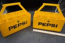 2 - Yellow Pepsi-Cola Caddies