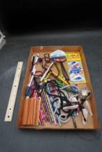 Pencils, Air Freshener, Strings, Toy Car, Flying Orb