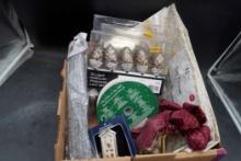 Pipe Cleaner, Ribbons, Pinecone Light Sets, Gift Tissue Paper & Hanging Bells