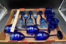 Blue Glasses (Some Stemmed)
