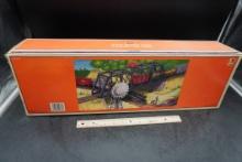 Lionel Truss Bridge With Flasher And Piers