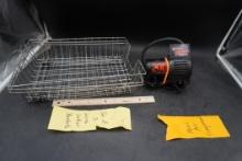 Set Of 3 Wire Letter Baskets & Mini Air Compressor