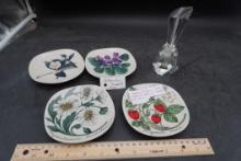 2 Or Arabia Finland Dish, Arabia Finland Plates, Glass Piece