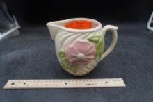 Vintage U.S.A Bisque Pottery Pitcher