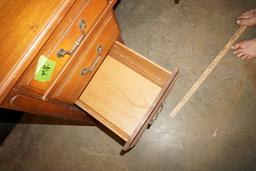 Wooden Desk W/ Sears Kenmore Sewing Machine Built In