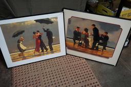 2 - Framed Couples By The Ocean Pictures - Jack Vettriano